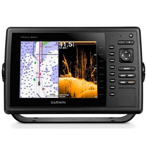 Эхолот Garmin GPSMAP 820xs с DV и BlueChart G2 Russia