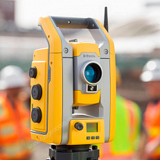 Тахеометр Trimble S5 5  Robotic, DR Plus в работе