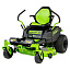 Райдер с нулевым радиусом разворота Greenworks GC82ZT107 82V (107 см) бесщеточный аккумуляторный с 6хАКБ 8 Ач + 3хЗУ G82C2