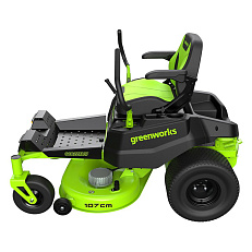 Greenworks GC82ZT107 82V (107 см) - райдер с нулевым радиусом разворота бесщеточный аккумуляторный с 6хАКБ 8 Ач + ЗУ G82CT6