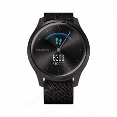 спорт Часы Garmin Vivomove Style графитовый с черным плетеным нейлоновым ремешком