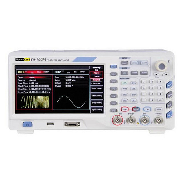 Генератор сигналов ПрофКиП Г6-100М