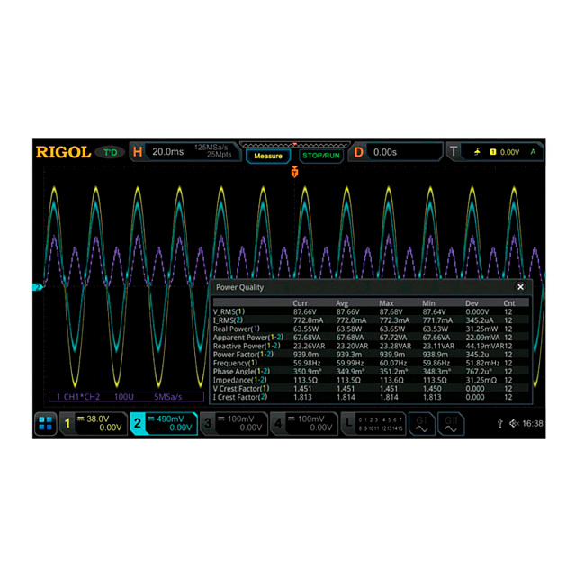 Опция анализа мощности DS7000-PWR