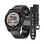 Часы Garmin Fenix 7 Sapphire Solar титановый угольно-серый DLC с угольно-серым титановым DLC браслетом