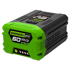 Greenworks GD60AB 60V (260 км/ч) бесщеточный, с АКБ 2 Ач, без ЗУ - воздуходувка аккумуляторная