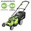 Аккумуляторная газонокосилка Greenworks G40LM49DBK8