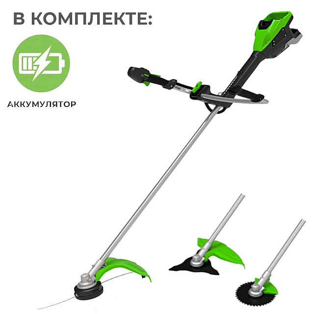 Greenworks TB201H бесщеточный, 82V c АКБ 8 Ач