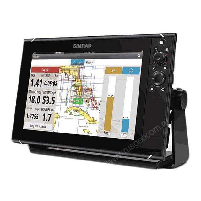 Многофункциональный дисплей SIMRAD NSS12 evo3 with world basemap