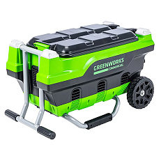 Greenworks GC82LT107 82V (107 см) - трактор садовый бесщеточный аккумуляторный с 6хАКБ 8 Ач + ЗУ G82CT6