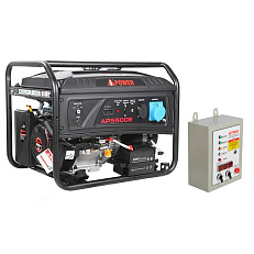A-iPower Lite AP5500E + блок автозапуска A-iPower 400 В, 25 А