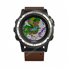 умные Часы Garmin D2 Charlie с кожаным ремешком