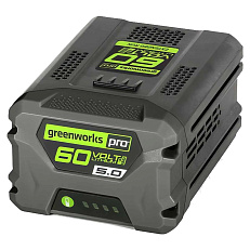 Greenworks GD60SS2 с АКБ 5 А.ч. + ЗУ 10А двойное