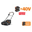 Аэратор-скарификатор WORX WG855E.9 40V (36см) бесщеточный аккумуляторный