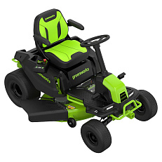 Greenworks GC82LT107 82V (107 см) - трактор садовый бесщеточный аккумуляторный без АКБ и ЗУ