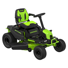 Greenworks GC82LT107 82V (107 см) - трактор садовый бесщеточный аккумуляторный с 6хАКБ 5 Ач + ЗУ GС82СР600